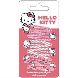 ACCESORIOS PELO CLIPS 6 PIEZAS HELLO KITTY