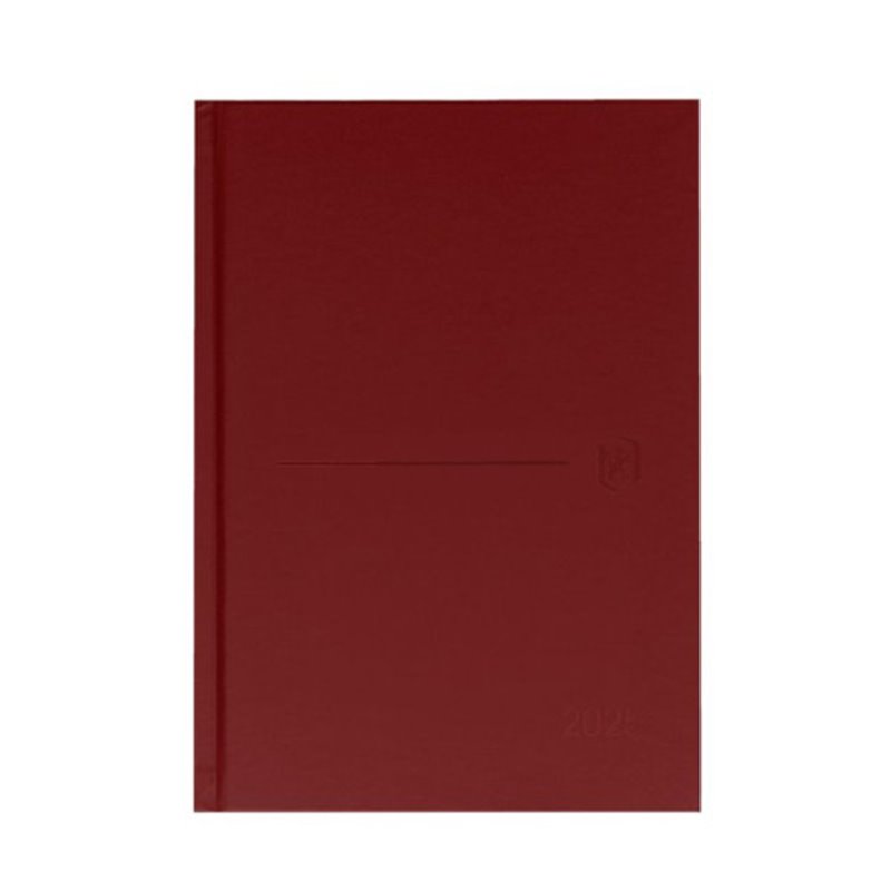 AGENDA 2025 MINIMAL A5 15X21CM DIA PAGINA COLOR ROJO OXFORD 400189837