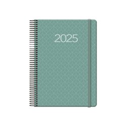 AGENDA 2025 NEWPORT DÍA PÁGINA 14 X 20 CM COLOR VERDE DOHE 12742 - 25