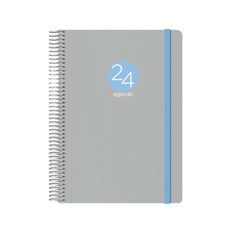 AGENDA 2025 MEMPHIS DÍA PÁGINA 15 X 21 CM MODELO GRIS DOHE 12689 - 25