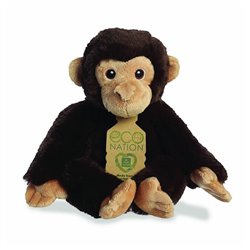 Peluche Chimpance Eco Nation 24cm