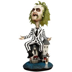 Figura Beetlejuice 1988 Striped Suit Head Knocker Beetlejuice 20cm