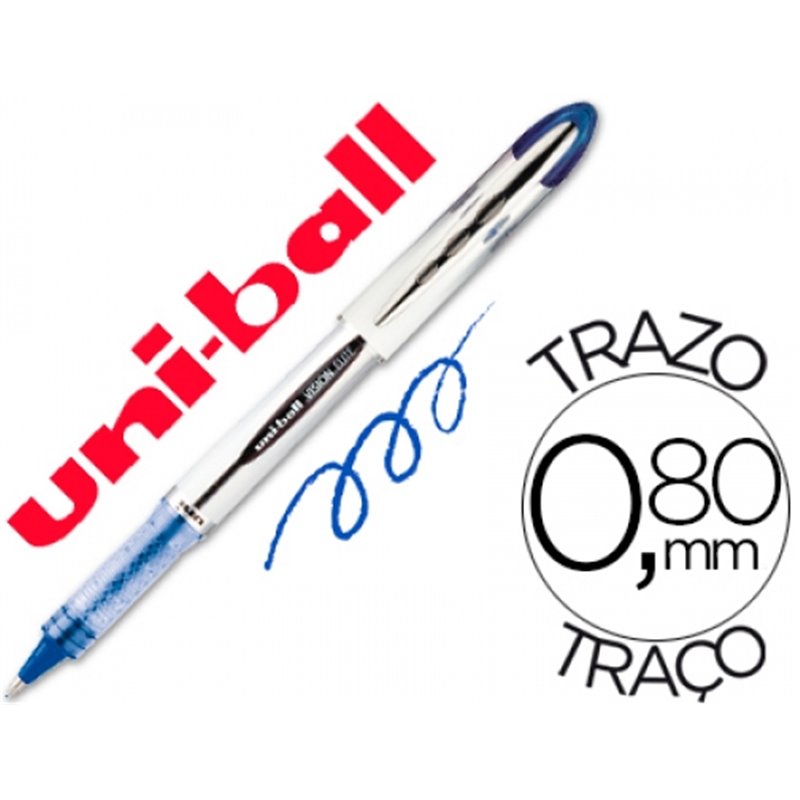 REFILABLE UNI-BALL ROLLER BALL PEN 0.8mm UB-200 FINE