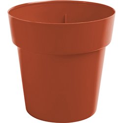 MACETA PLASTICO COLOR TERRACOTA 25cm