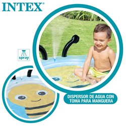 PISCINA BEBE C/DUCHA ABEJA 127X102X28 CM +2A