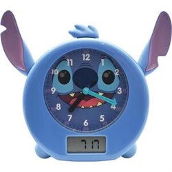 RELOJ EDUCATIVO CUENTACUENTOS Y LUCES STITCH DISNEY INGLES