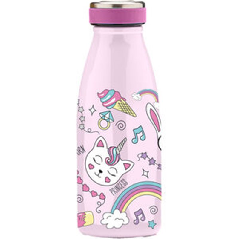 BOTELLA GATOS WATER REVOLUTION 350ML TERMO