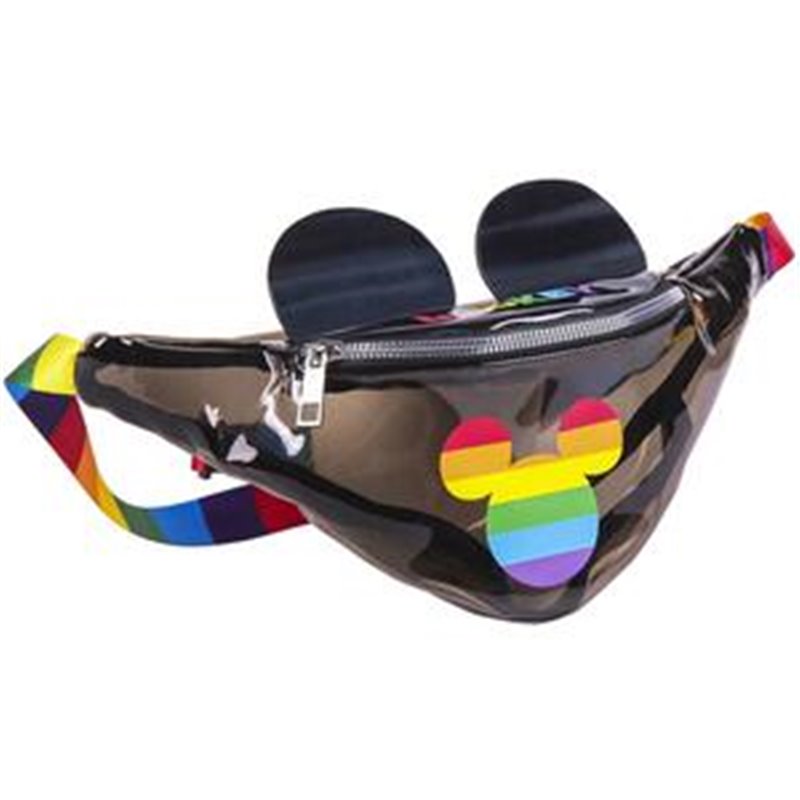 BOLSO RIÑONERA TRANSPARENTE DISNEY PRIDE MULTICOLOR