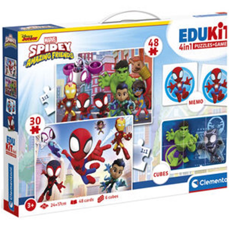 EDUKIT 4 EN 1 SPIDEY AMAZING FRIENDS MARVEL