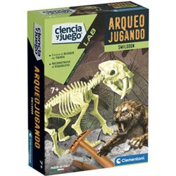 JUEGO ARQUEOJUGANDO SMILODON FOSFORESCENTE