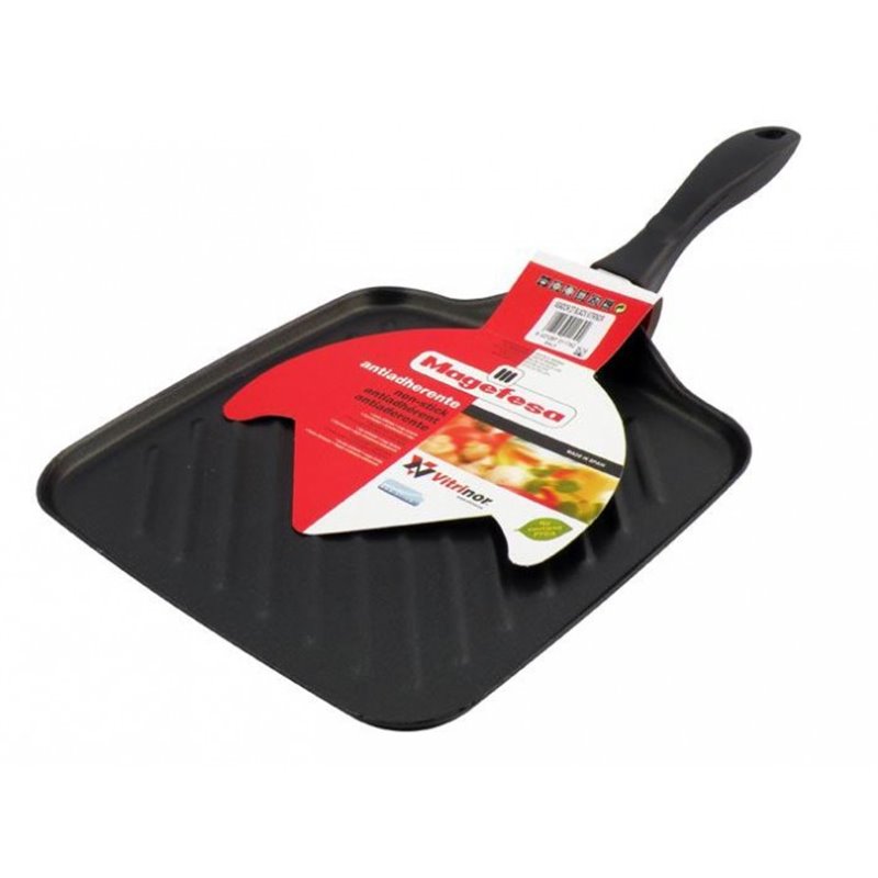 TOSTADORA-ASADORA-GRILL 27X27 cm. BLACK