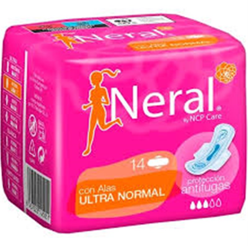 Compresa clásica con alas ultra normal protección antifugas