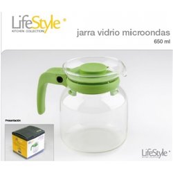 JARRA VIDRIO MICROONDAS 650ml