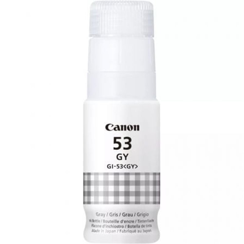 Botella de Tinta Original Canon GI-53/ Gris