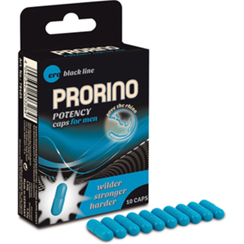 ERO PRORINO 10 CAPSULAS POTENCIA PARA HOMBRE