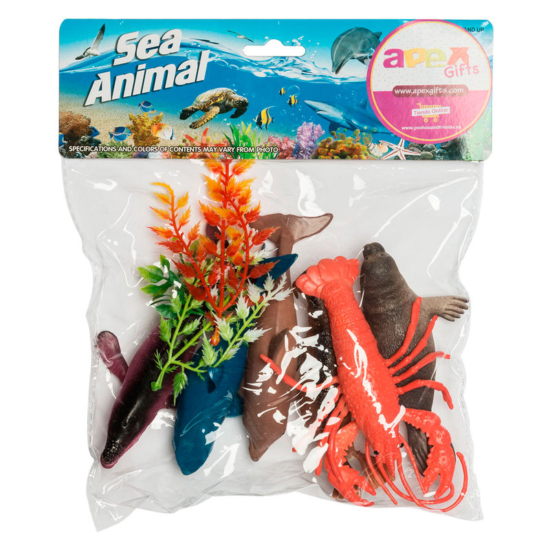 Set Animales Marinos surtido 6pzs