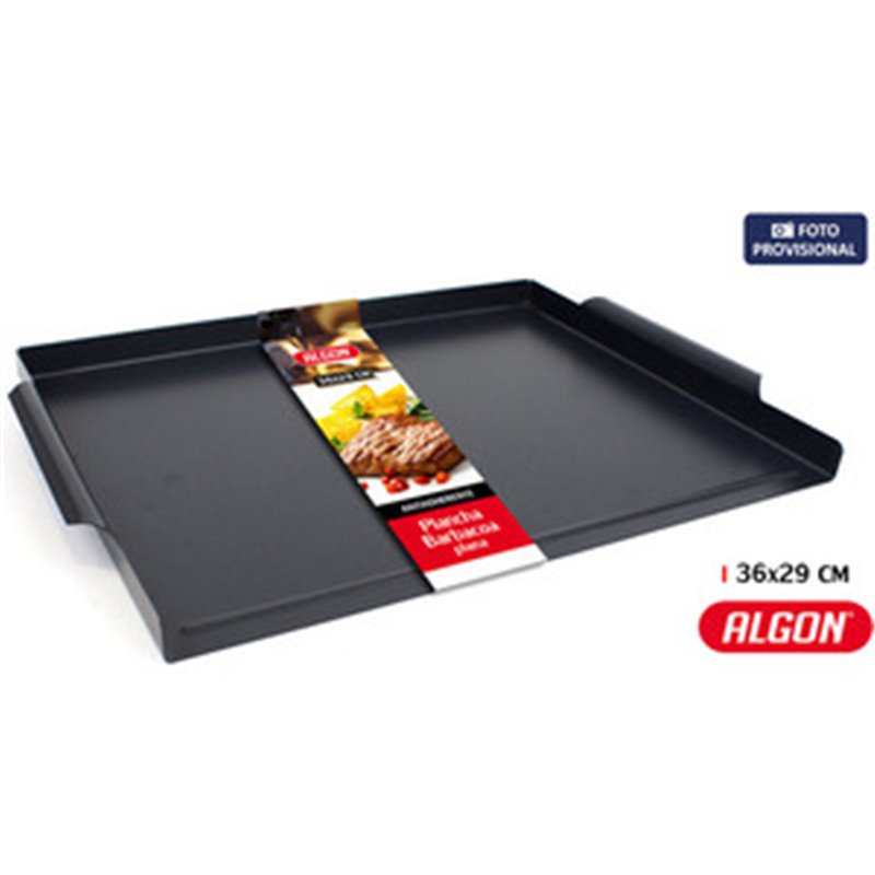 PLANCHA BARBACOA PLANA 36X29CM ALGON