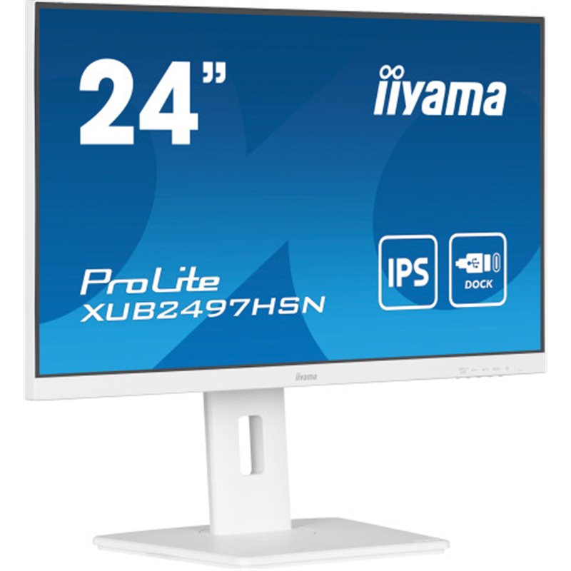 iiyama ProLite XUB2497HSN-W1 pantalla para PC 60,5 cm (23.8") 1920 x 1080 Pixeles Full HD LED Blanco