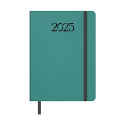 AGENDA 2025 MANHATTAN DIA PAGINA 14 X 20 CM COLOR VERDE 12869 - 25