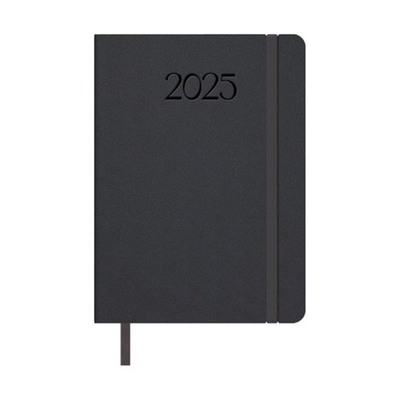 AGENDA 2025 MANHATTAN DIA PAGINA 14 X 20 CM COLOR NEGRO DOHE 12867 - 25