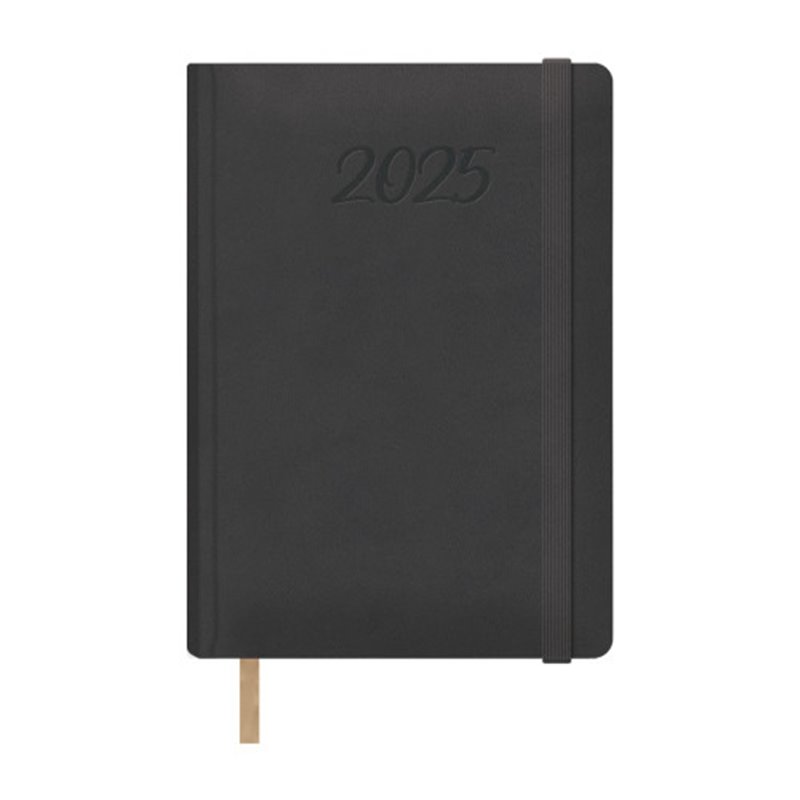 AGENDA 2025 SAMBA DIA PAGINA 15 X 21 CM COLOR NEGRO  DOHE 12887 - 25