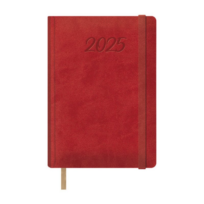 AGENDA 2025 SAMBA DIA PAGINA 15 X 21 CM COLOR ROJAL DOHE 12879 - 25