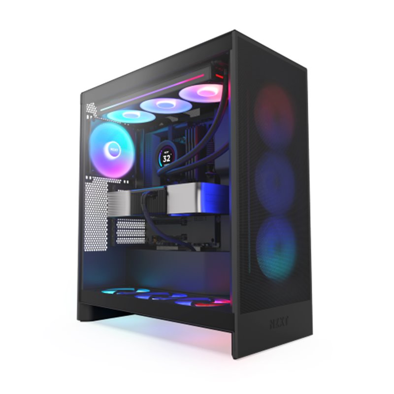 NZXT H7 Flow RGB Midi Tower Negro