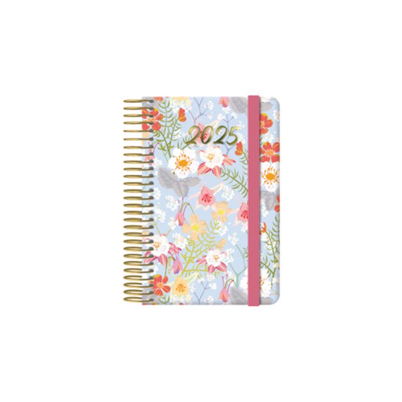 AGENDA 2025 CUTE SEMANA VISTA BOLSILLO  8,5 X 13 CM MODELO GARDENIA DOHE 12907 - 25