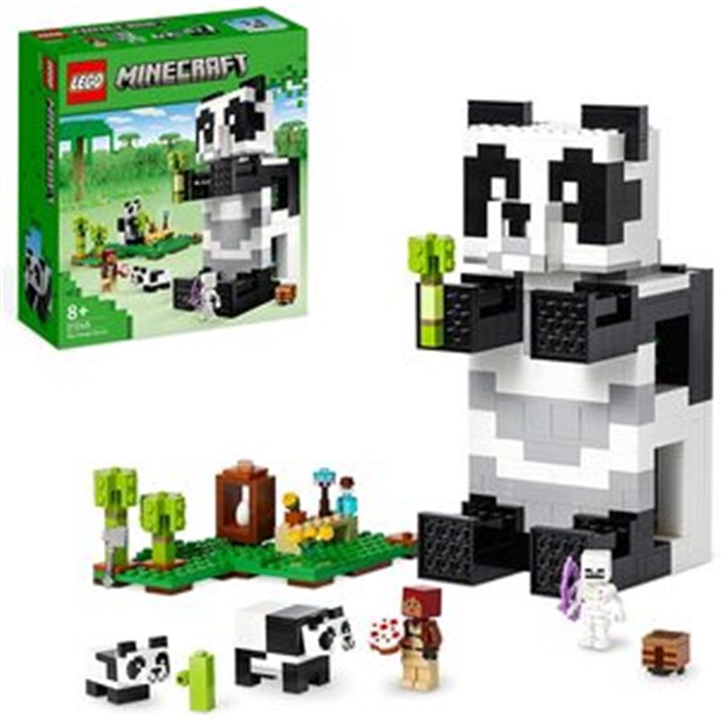 EL REFUGIO-PANDA LEGO MINNECRAFT