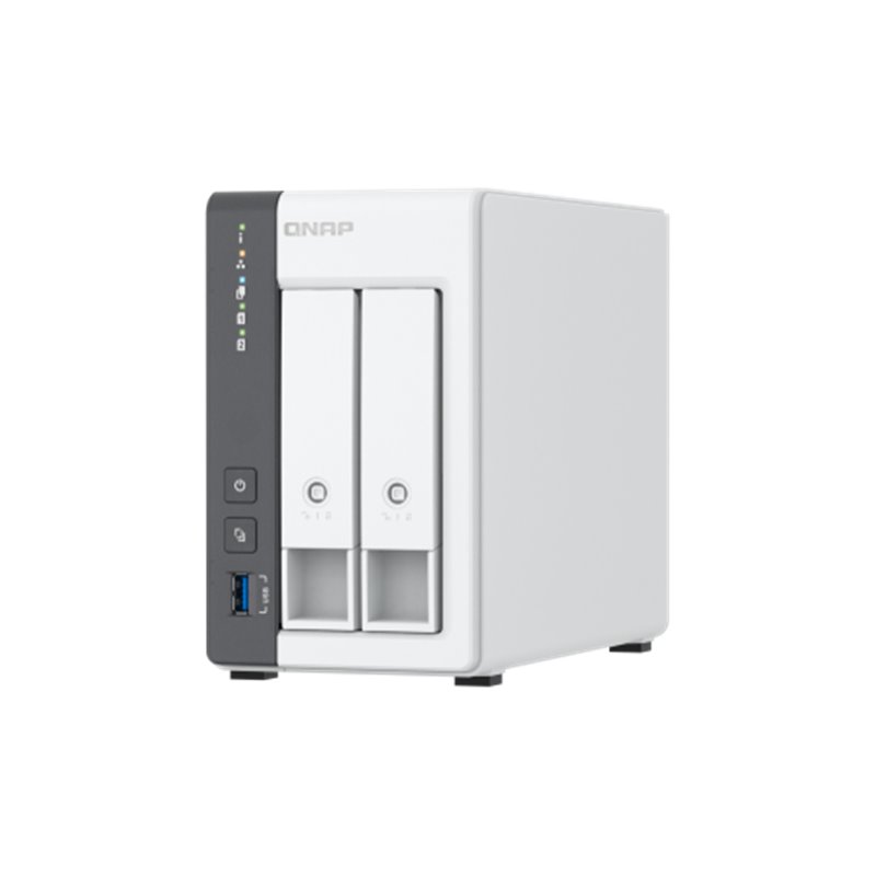 QNAP TS-216G servidor de almacenamiento NAS Torre Ethernet Blanco Cortex-A55