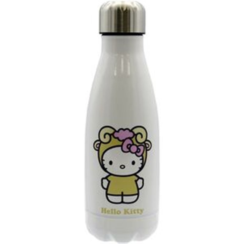 BOTELLA ACERO INOXIDABLE ARIES HELLO KITTY 550ML