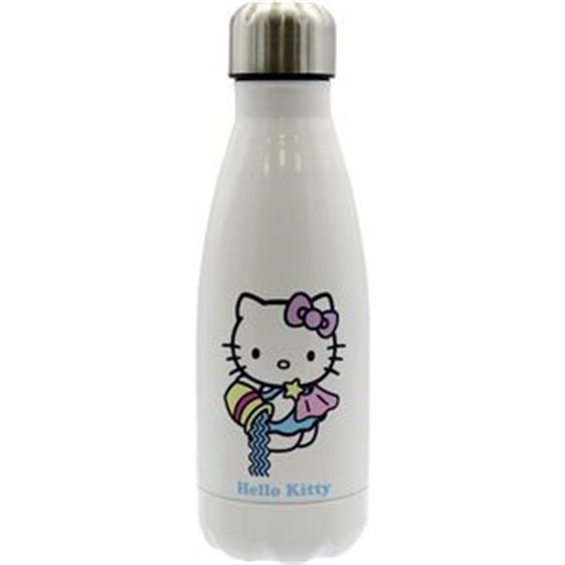 BOTELLA ACERO INOXIDABLE ACUARIO HELLO KITTY 550ML