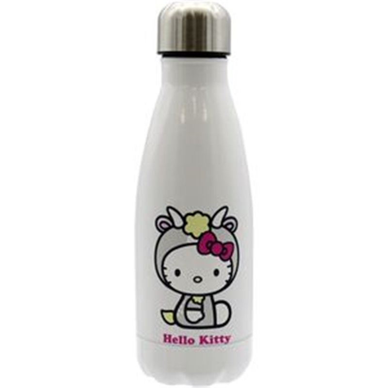 BOTELLA ACERO INOXIDABLE CAPRICORNIO HELLO KITTY 550ML