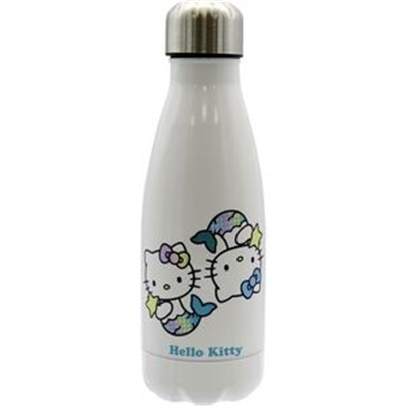 BOTELLA ACERO INOXIDABLE PISCIS HELLO KITTY 550ML