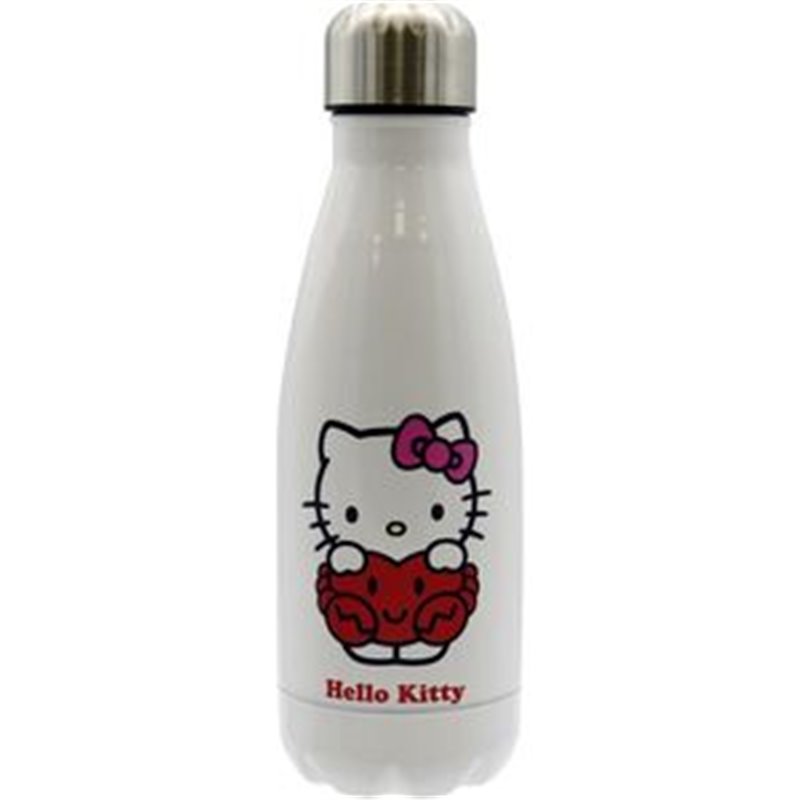 BOTELLA ACERO INOXIDABLE CANCER HELLO KITTY 550ML