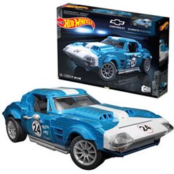 MEGA CONSTRUX COCHE CORVETTE GRAND SPORT DEL 63 HOT WHEELS