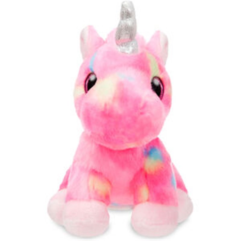 PELUCHE UNICORNIO ROSA SOFT 18CM