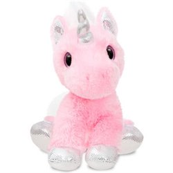 PELUCHE UNICORNIO ROSA SOFT 31CM