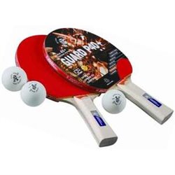 JUEGO DE RAQUETAS PING PONG B2 STAR 2 RAQUETAS + 3 PELOTAS DE ABS