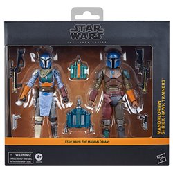 Blister 2 figuras Mandalorian & Shriek-Hawk Trainers The Mandalorian Star Wars 15cm