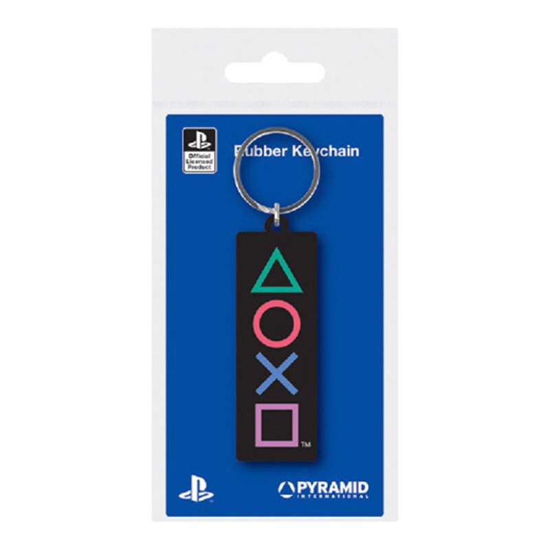 LLAVERO DE CAUCHO PLAYSTATION FORMAS PYRAMID RK39161C