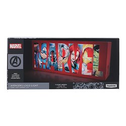 LÁMPARA MARVEL LOGO AVENGERS 30 CM PALADONE PP12415MAV2