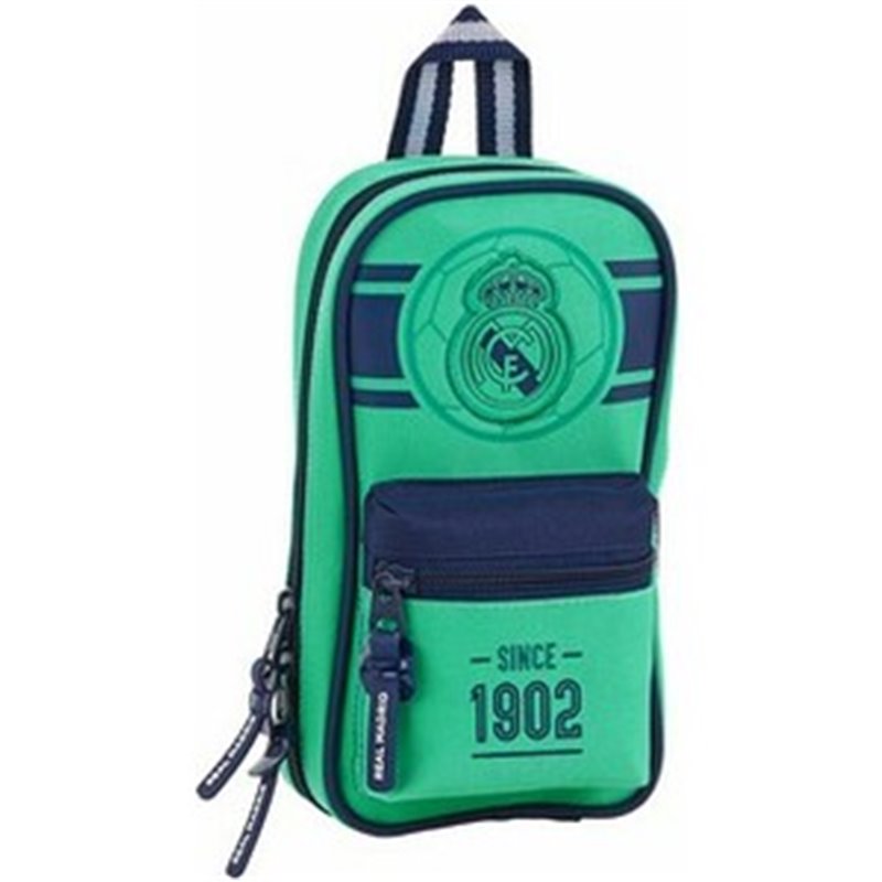 PLUMIER MOCHILA C/4 PORT. VACIO R. MADRID 3ª EQ.