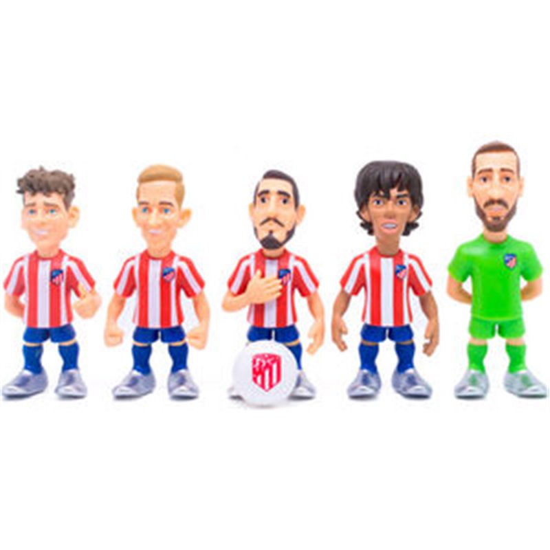 BLISTER 5 FIGURAS MINIX ATLETICO DE MADRID 7CM