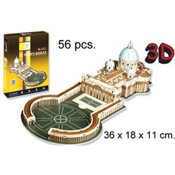 3D PUZZLE BASILICA DE SAN PEDRO VATICANO