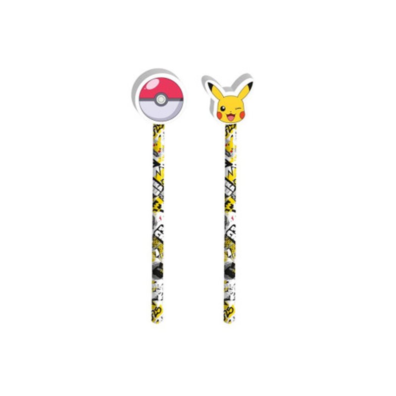 LÁPIZ CON GOMA DECORADA POKÉMON CYP BRANDS TP-06-PK