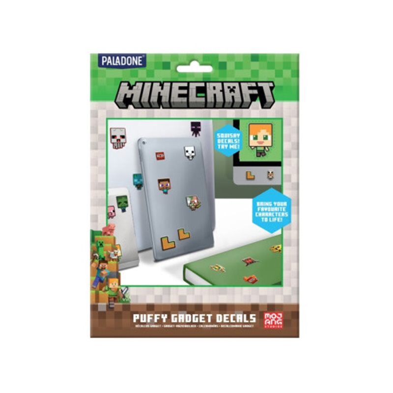 PACK VINILOS PARA GADGETS MINECRAFT 21 X 15 CM PALADONE PP13218MCF