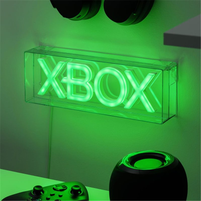 LÁMPARA LED ESTILO NEÓN XBOX 15 X 30 CM PALADONE PP12715XB