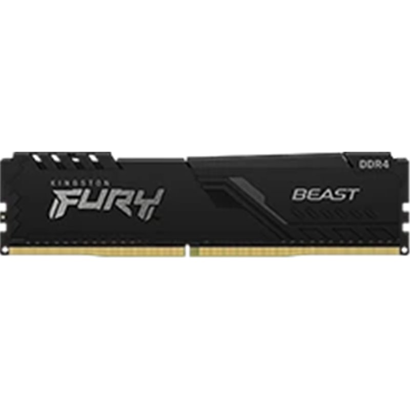 MEMORIA KINGSTON FURY BEAST BLACK DDR4 128GB (KIT 4) 2666MHZ  CL16     - KF426C16BBK4/128