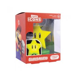 LÁMPARA ICONS ESTRELLA SUPER MARIO 12 CM PALADONE PP6361NNV2